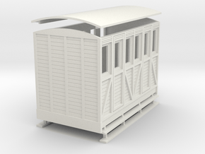 Sn2 woody 2 compartment coach  in White Natural Versatile Plastic
