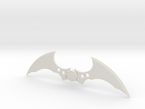 Arkham Batarang in White Natural Versatile Plastic