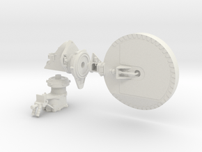 Mars Rover HGA Dish 1:4 Scale in White Natural Versatile Plastic
