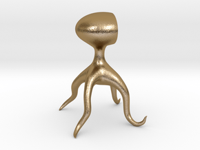 Star Map Kid in Polished Gold Steel