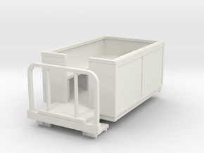 Sn2 Short open coach in White Natural Versatile Plastic