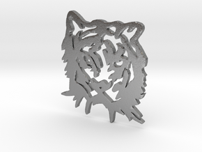NODE - Tiger Pendant - in Natural Silver