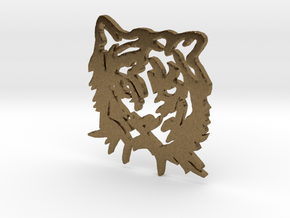 NODE - Tiger Pendant - in Natural Bronze