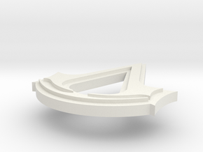 AC: Creed Pendant in White Natural Versatile Plastic