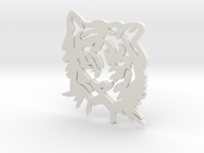 NODE - Tiger Pendant - in White Natural Versatile Plastic