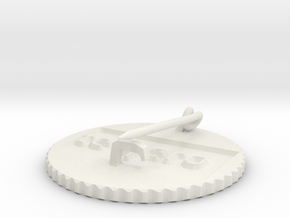 by kelecrea, engraved: te qero muxo in White Natural Versatile Plastic