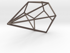 Boa Wireframe 1-300 in Polished Bronzed Silver Steel