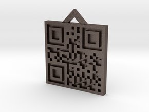 QRCode -- 430 in Polished Bronzed Silver Steel