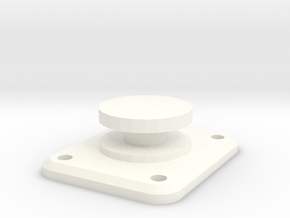 Droid1 mount in White Processed Versatile Plastic