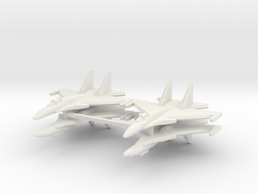 Su-37 1:600 x4 in White Natural Versatile Plastic