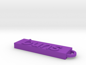 Keychain in Purple Processed Versatile Plastic