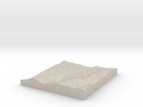 Model of Baughman Settlement in Natural Sandstone