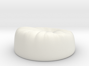 Beanbag in White Natural Versatile Plastic