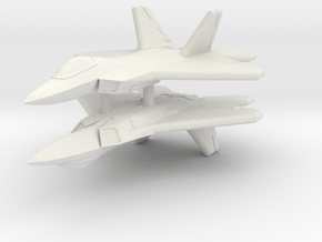 1/600 F-22A Raptor (WSF, x2) in White Natural Versatile Plastic