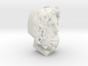 Head Of Serapis - 3D Selfie in White Natural Versatile Plastic
