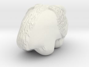 Bison Print in White Natural Versatile Plastic