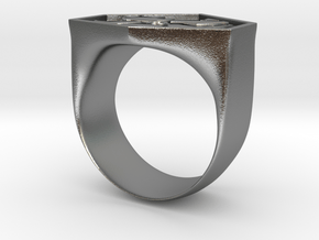 Air Force Ring in Natural Silver