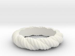 Torque Ring Size 23 in White Natural Versatile Plastic