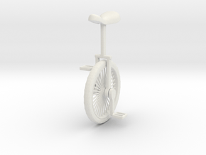 UNICYCLE in White Natural Versatile Plastic