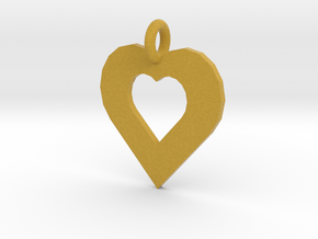heart pendants in Full Color Sandstone