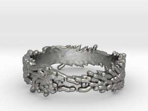 OuroBoros Ring Size 11.25 in Natural Silver