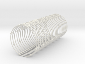 Silicon Napkin Ring in White Natural Versatile Plastic