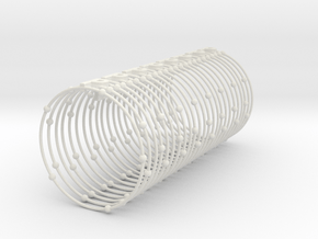 Phosphorous Napkin Ring in White Natural Versatile Plastic