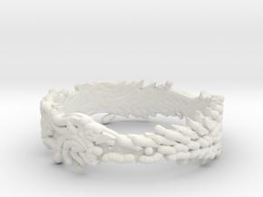 OuroBoros Ring Size 11.25 in White Natural Versatile Plastic