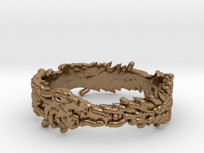 OuroBoros Ring Size 11.25 in Natural Brass