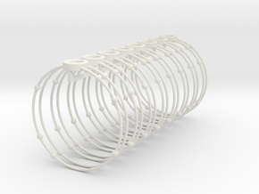 Oxygen Napkin Ring in White Natural Versatile Plastic