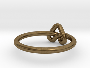 Love Knot-sz19 in Natural Bronze