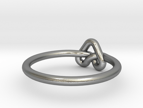 Love Knot-sz20 in Natural Silver