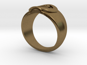 4 Elements - Water Ring in Natural Bronze