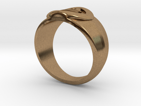 4 Elements - Water Ring in Natural Brass