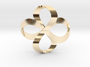 Double Infinity in 14K Yellow Gold