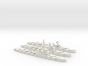 HMS Cairo (C class) 1:1800 x3 in White Natural Versatile Plastic