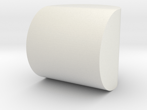 Cylindricon in White Natural Versatile Plastic