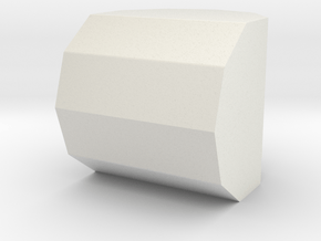 DecCylindricon in White Natural Versatile Plastic