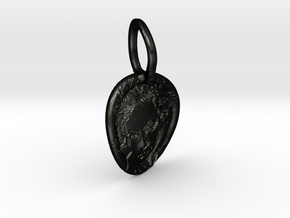 Beethoven's medalion in Matte Black Steel