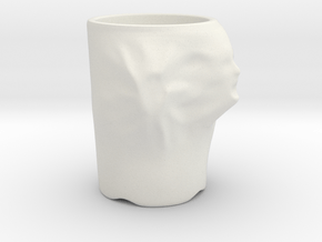 Face Escape Mug in White Natural Versatile Plastic