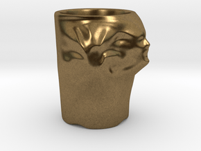 Face Escape Mug in Natural Bronze
