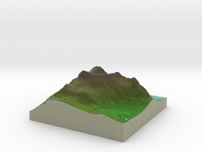 Terrafab generated model Wed Feb 05 2014 14:15:53  in Full Color Sandstone