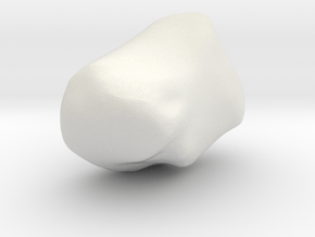 Trapezoid in White Natural Versatile Plastic