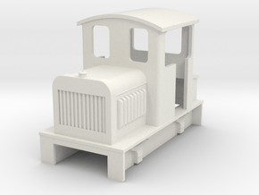 Sn2 diesel loco body in White Natural Versatile Plastic