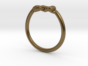 Infinity Knot-sz19 in Natural Bronze