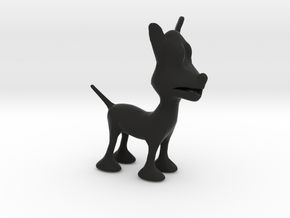Doggy 10cm in Black Natural Versatile Plastic
