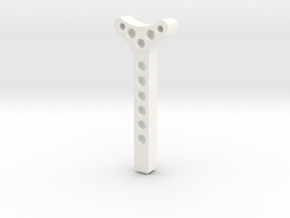 Jack Stand Neck 3 of 3 Parts in White Processed Versatile Plastic