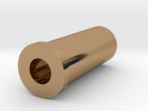 .32 S&W Long Casing Modified For 3d Printing in Polished Brass