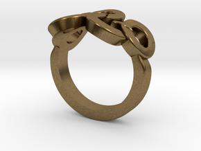 Olympic Ring-sz15 in Natural Bronze