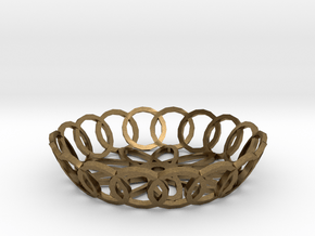 Basket in Natural Bronze
